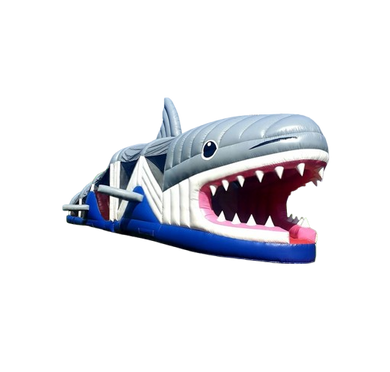 vente château gonflable parcours d'obstacles bébé requin