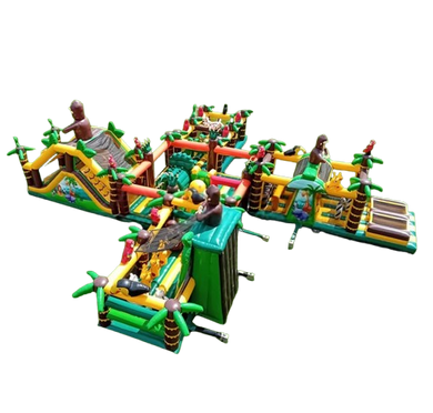 Vente château gonflable parcours d'obstacles Island Park