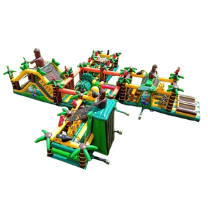 Vente château gonflable toboggan parcours d'obstacles Island Park