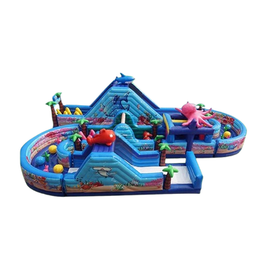 Vente château gonflable parcours d'obstacles Océan party