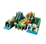 Vente château gonflable parcours d'obstacles jungle danger
