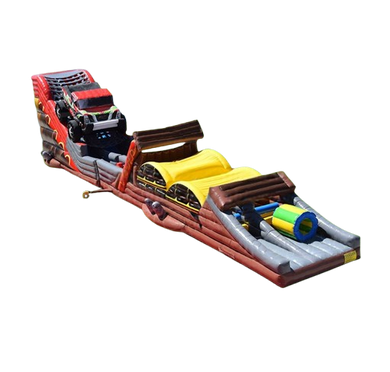 Vente château gonflable parcours d'obstacles Monster truck