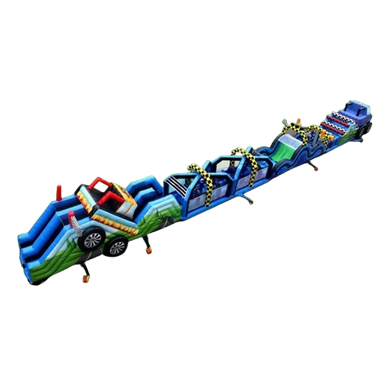 Vente château gonflable parcours d'obstacles Speed race