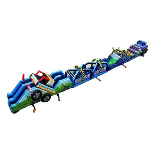 Vente château gonflable parcours d'obstacles Speed race