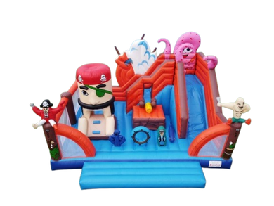 Vente château gonflable toboggan pirate