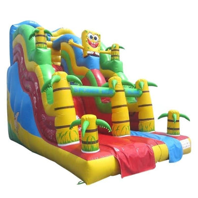 Vente château gonflable toboggan aquatique 