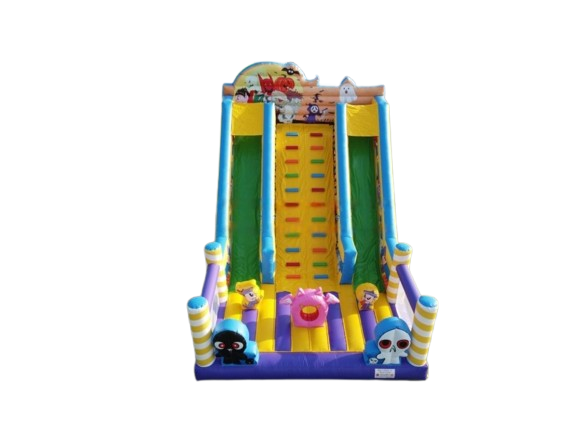 Vente château gonflable toboggan Fantôme d'halloween