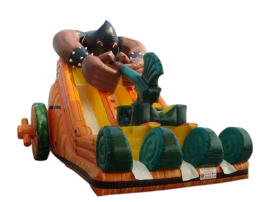 Vente château gonflable toboggan viking