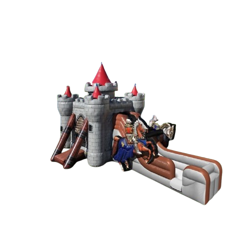 Vente château gonflable toboggan château chevalier