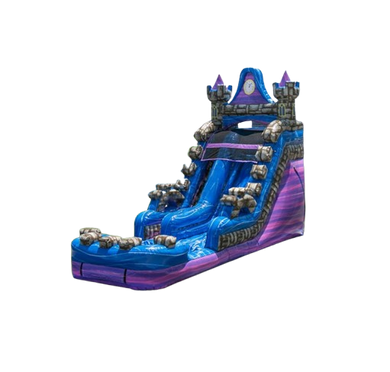 Vente château gonflable toboggan aquatique Magic castle