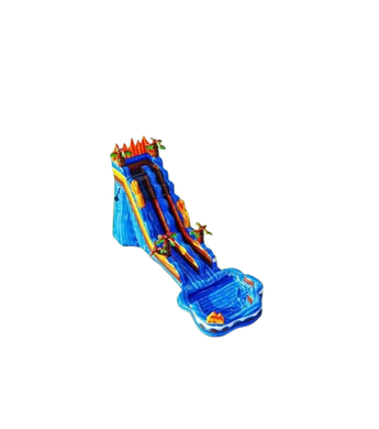 Vente château gonflable toboggan aquatique Oasis