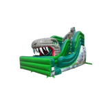Vente château gonflable toboggan Dinosaure