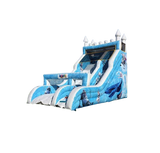 Vente château gonflable toboggan la reine des neiges