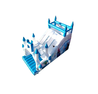 Vente château gonflable toboggan la reine des neiges
