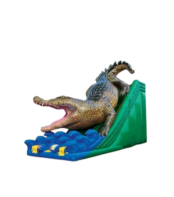 Vente château gonflable toboggan crocodile