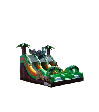 Vente château gonflable toboggan Jungle