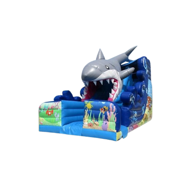 Vente château gonflable toboggan requin