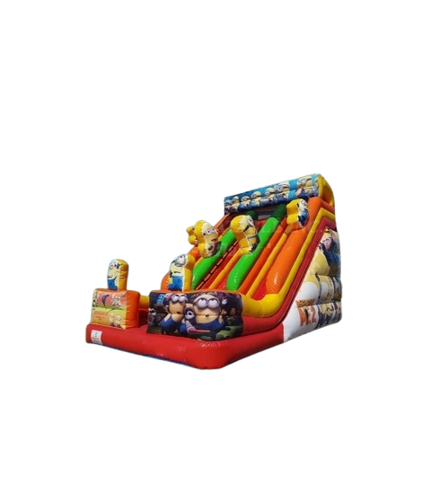 Vente château gonflable toboggan Minions