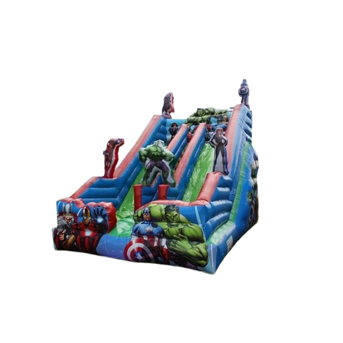 Vente château gonflable toboggan Super héros