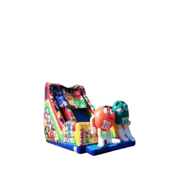 Vente château gonflable toboggan M§M'S