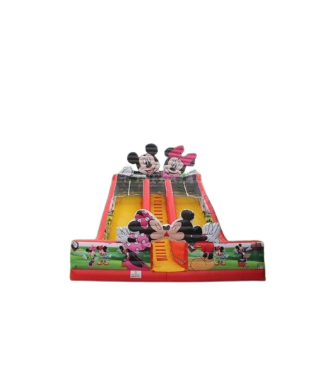 Vente château gonflable toboggan Mickey et Minnie