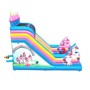 Vente toboggan gonflable Magic licorne