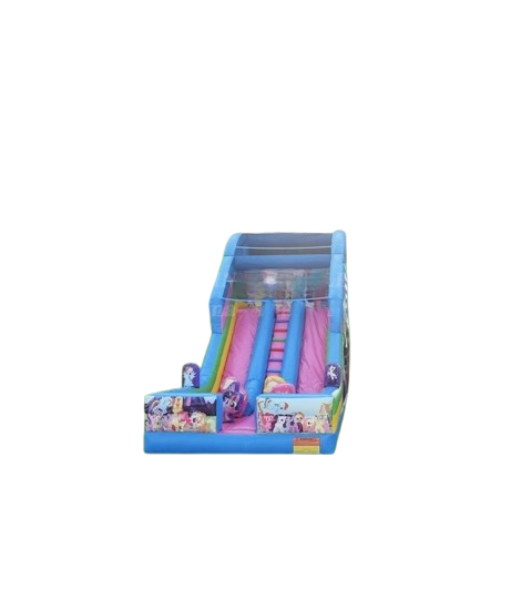 Vente château gonflable toboggan Little Pony