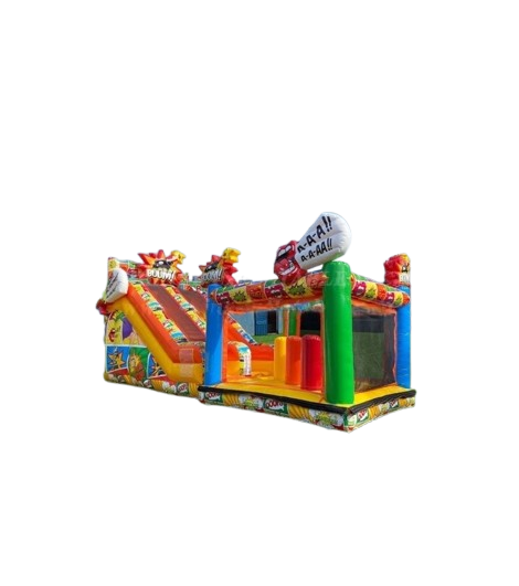 Vente château gonflable toboggan Play slide