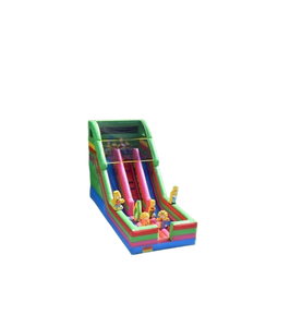 Vente château gonflable toboggan les Simpsons