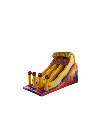vente château gonflable toboggan Spiderman