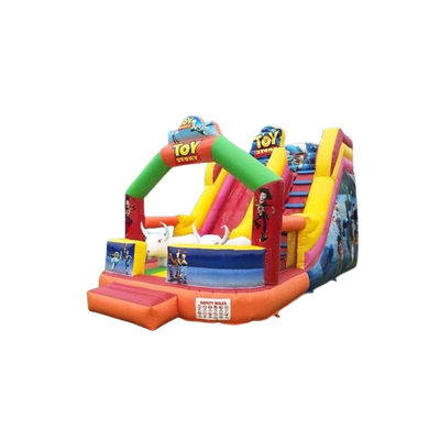 Vente château gonflable toboggan Toy stories