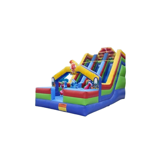 Vente château gonflable toboggan trolls