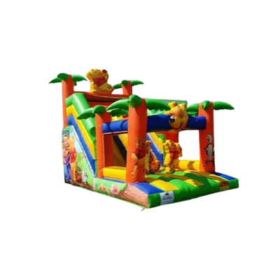Vente château gonflable toboggan Winnie l'ourson