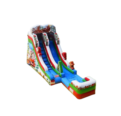 Vente château gonflable toboggan Noel