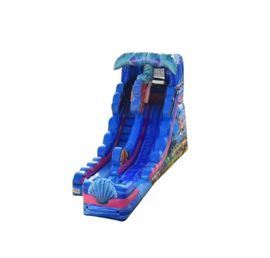 Vente château gonflable toboggan sirène