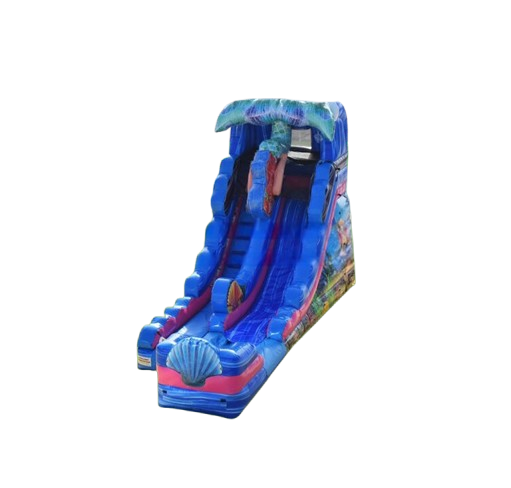 Vente château gonflable toboggan sirène