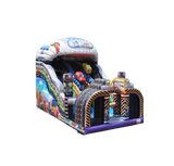 Vente château gonflable toboggan voiture