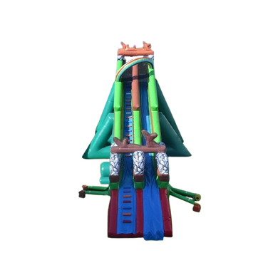 Vente château gonflable toboggan foret