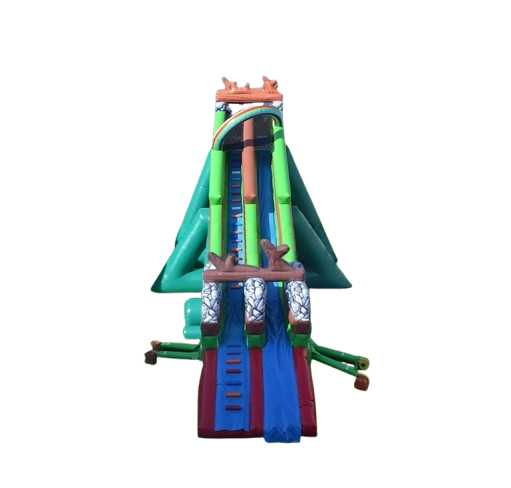 Vente château gonflable toboggan foret