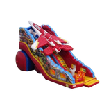 Vente château gonflable toboggan Avion
