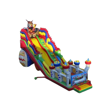 Vente château gonflable toboggan chevalier