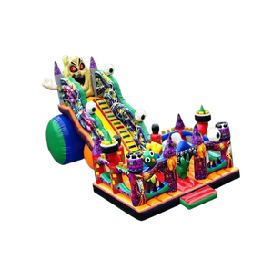 Vente château gonflable toboggan Monstre Halloween