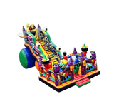 Vente château gonflable toboggan Monstre Halloween