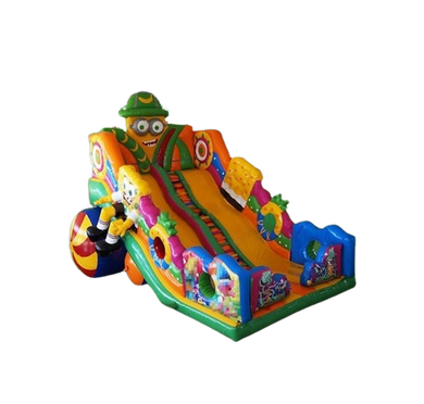 Vente château gonflable toboggan les Minions