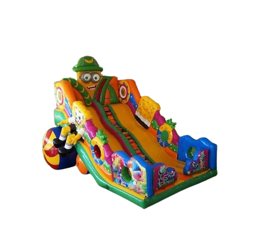Vente château gonflable toboggan les Minions