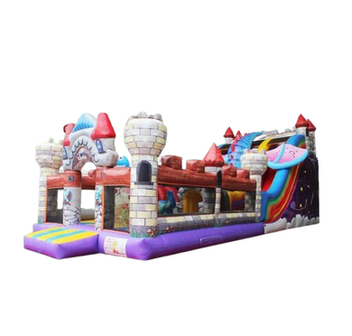 Vente château gonflable toboggan parc dragon