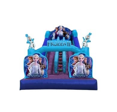 Vente château gonflable toboggan la reine des neiges