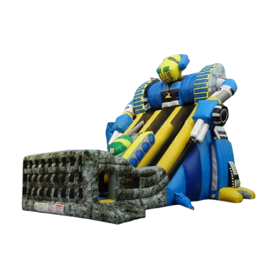 Vente chateau gonflable toboggan robot
