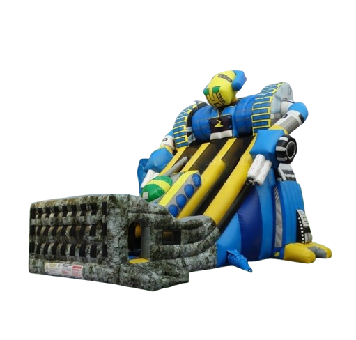 Vente chateau gonflable toboggan robot