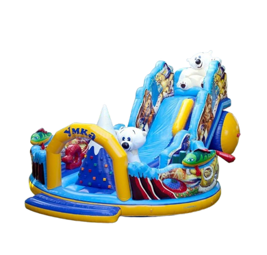 Vente château gonflable toboggan Pole nord